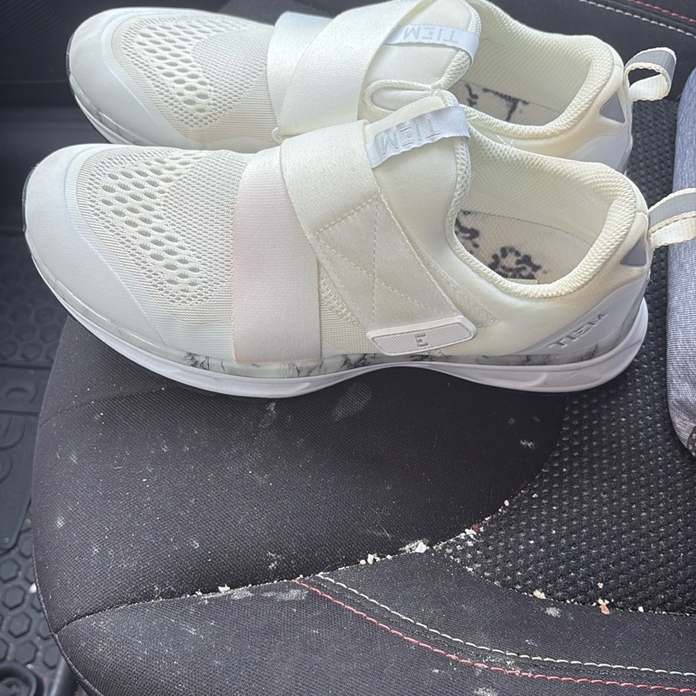 TIEM Cream Athletic Sneakers